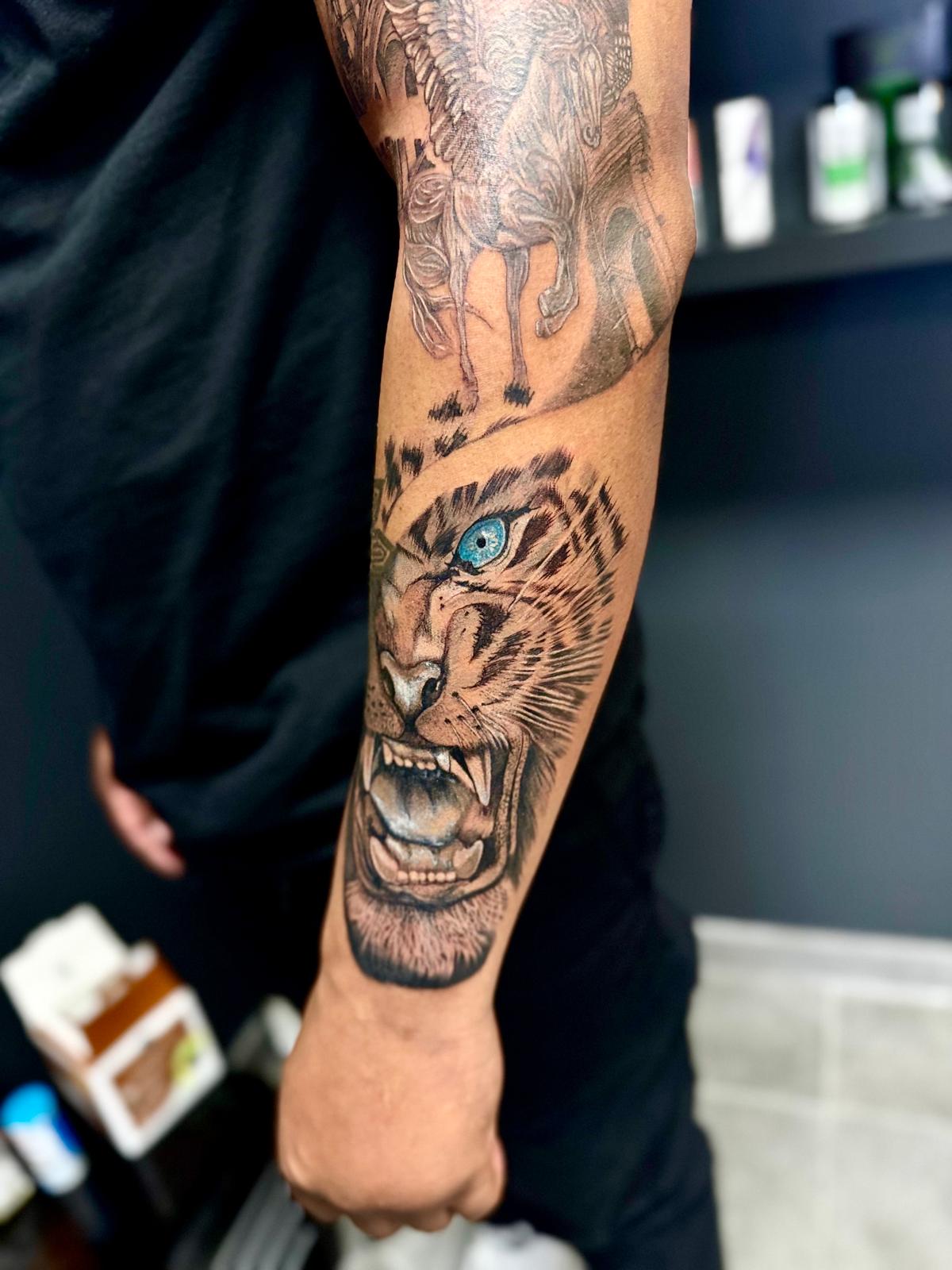 Tigre — Tatuaje Getafe Leyenda